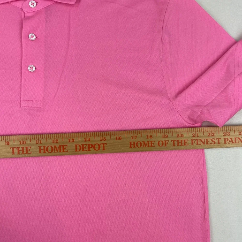 Ralph Lauren Pro Fit Polo Shirt Mens Large Pink Short Sleeve Performance NWOT